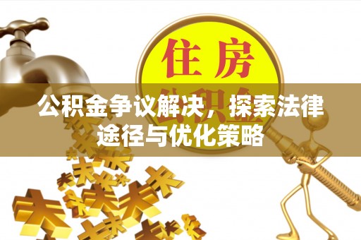 龙圩公积金争议解决，探索法律途径与优化策略