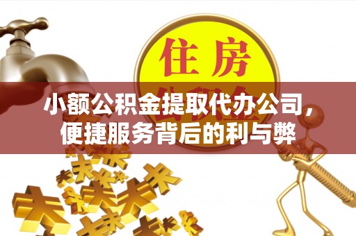 龙圩小额公积金提取代办公司，便捷服务背后的利与弊