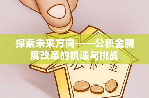 龙圩探索未来方向——公积金制度改革的机遇与挑战