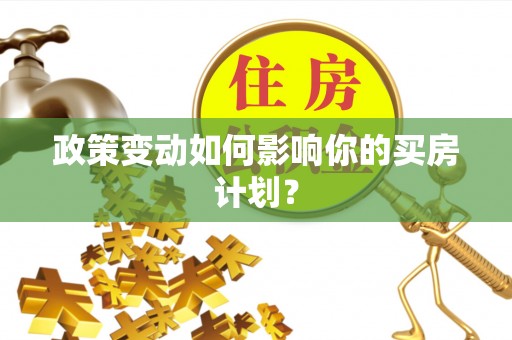 龙圩政策变动如何影响你的买房计划？