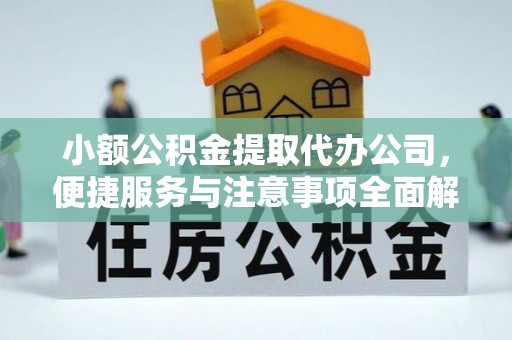 龙圩小额公积金提取代办公司，便捷服务与注意事项全面解析