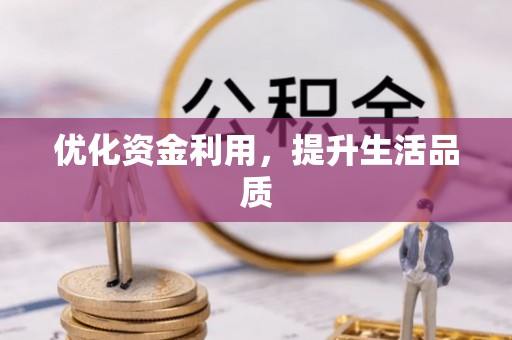 龙圩优化资金利用，提升生活品质