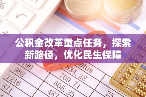 龙圩公积金改革重点任务，探索新路径，优化民生保障