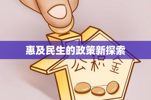 龙圩惠及民生的政策新探索