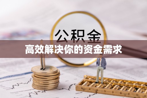 龙圩高效解决你的资金需求