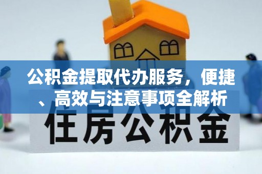 龙圩公积金提取代办服务，便捷、高效与注意事项全解析