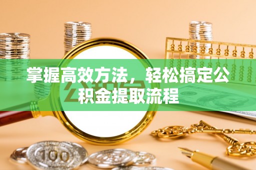 龙圩掌握高效方法，轻松搞定公积金提取流程