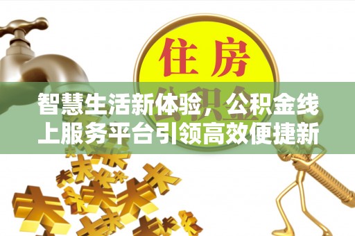 龙圩智慧生活新体验，公积金线上服务平台引领高效便捷新时代