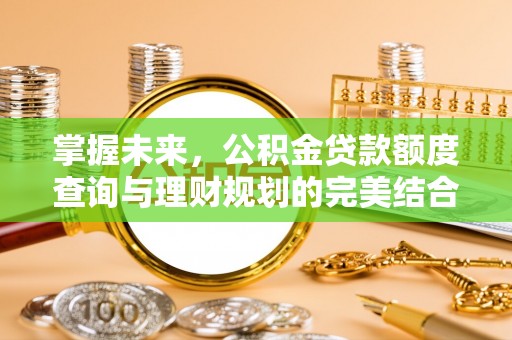 龙圩掌握未来，公积金贷款额度查询与理财规划的完美结合