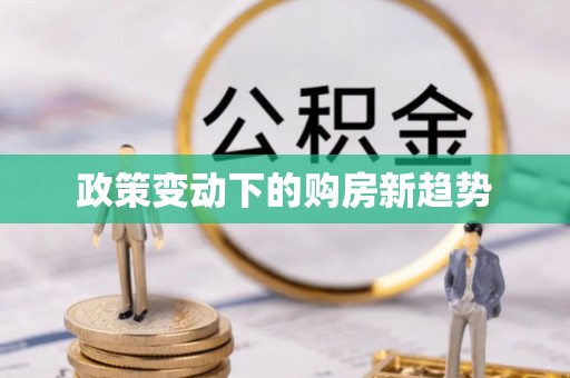 龙圩政策变动下的购房新趋势
