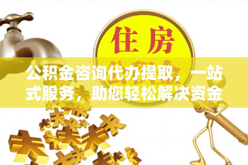 龙圩公积金咨询代办提取，一站式服务，助您轻松解决资金难题