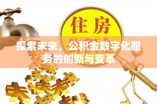 龙圩探索未来，公积金数字化服务的创新与变革