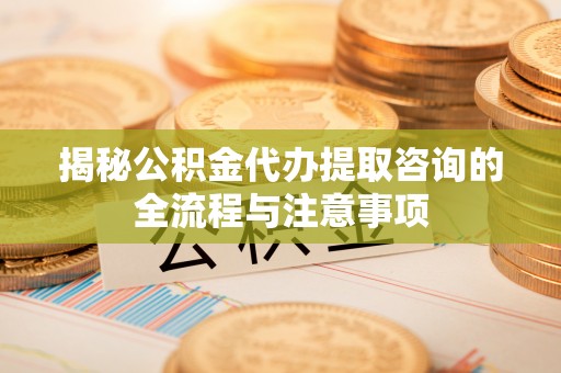 龙圩揭秘公积金代办提取咨询的全流程与注意事项