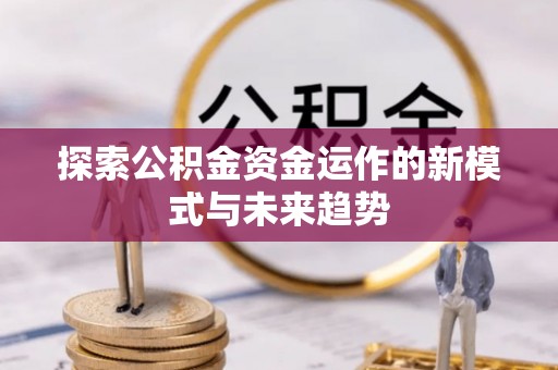 龙圩探索公积金资金运作的新模式与未来趋势