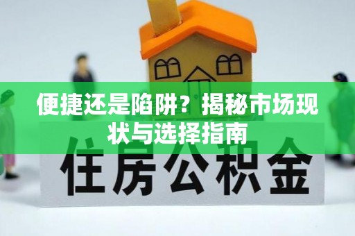 龙圩便捷还是陷阱？揭秘市场现状与选择指南