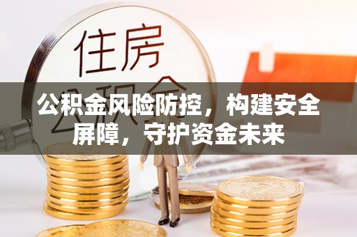 龙圩公积金风险防控，构建安全屏障，守护资金未来