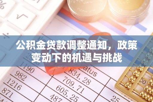 龙圩公积金贷款调整通知，政策变动下的机遇与挑战