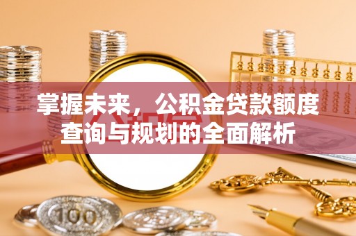 龙圩掌握未来，公积金贷款额度查询与规划的全面解析