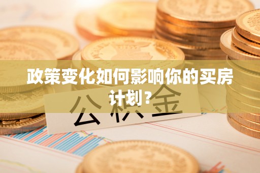 龙圩政策变化如何影响你的买房计划？