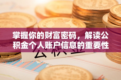 龙圩掌握你的财富密码，解读公积金个人账户信息的重要性