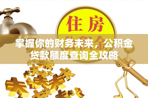 龙圩掌握你的财务未来，公积金贷款额度查询全攻略
