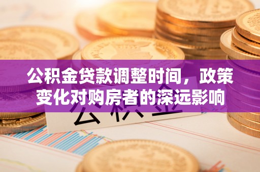 龙圩公积金贷款调整时间，政策变化对购房者的深远影响